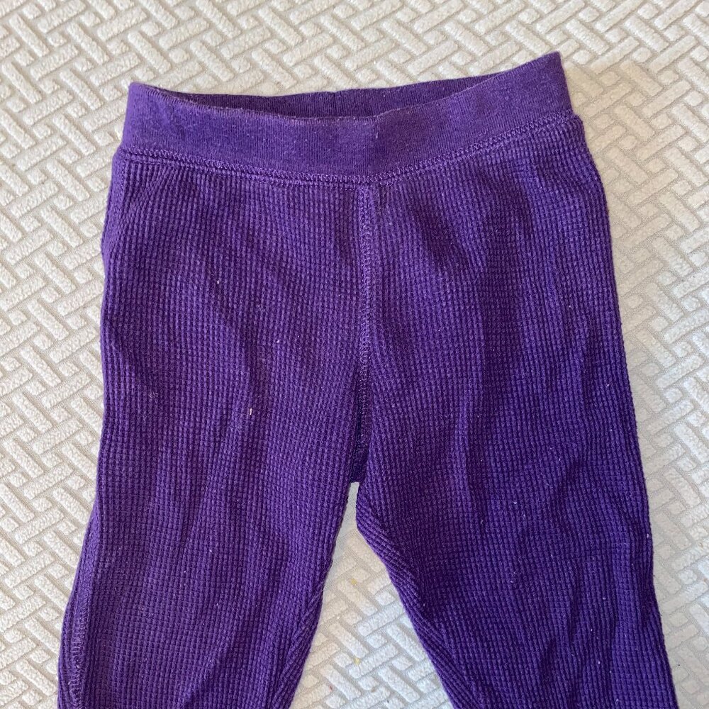 6-12 month Primary baby waffle pant thermal